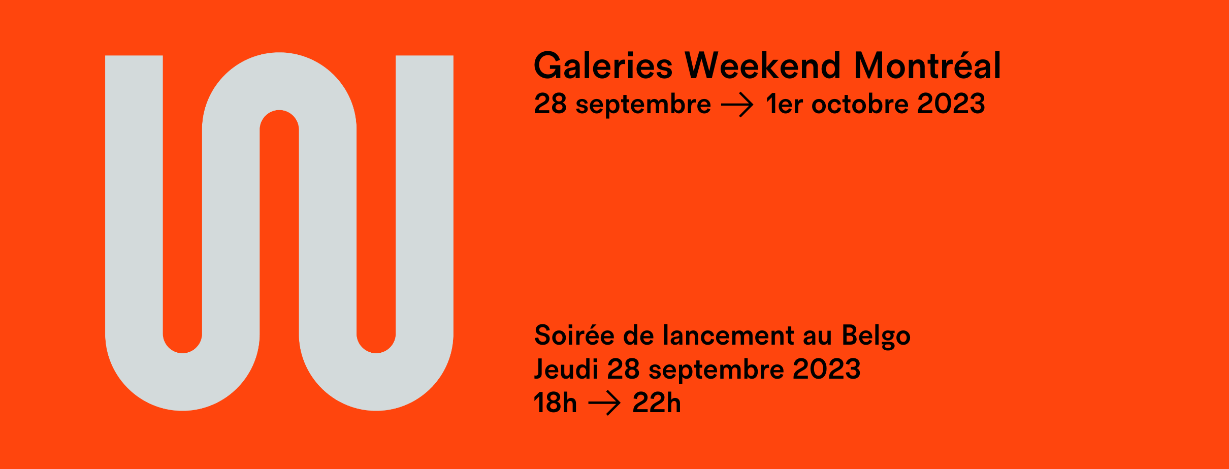 Bannière Galeries Weekend au Belgo